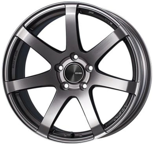 Enkei PF07 17x8 5x100 38mm Offset Dark Silver Wheel