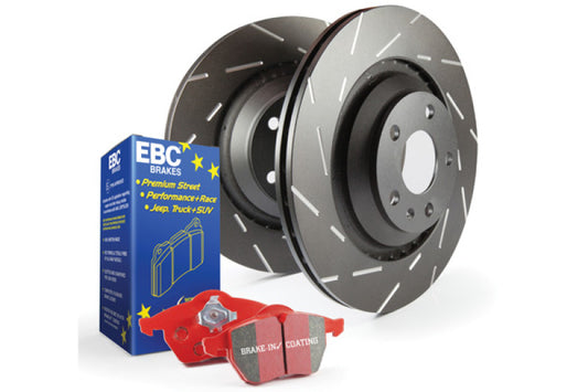 EBC S4 Kits Subaru 2008-2014 / 2015-2017 STI / 2008-2014 WRX Redstuff Pads and USR Rotors