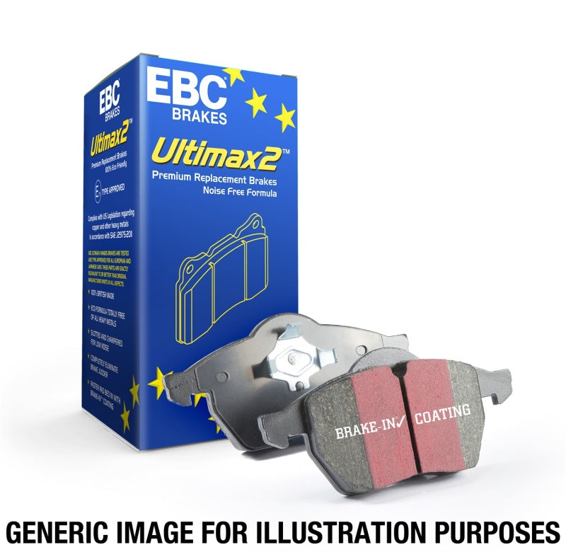 EBC Subaru 08-14 WRX / 12+ Subaru BRZ Ultimax2 Rear Brake Pads