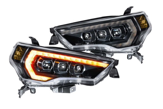 XB LED Headlights: Toyota 4Runner (14-23) (Pair / ASM / Amber DRL) (Gen 2)