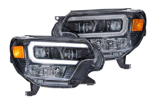 XB Hybrid LED Headlights: Toyota Tacoma (12-15) (Pair / White DRL)