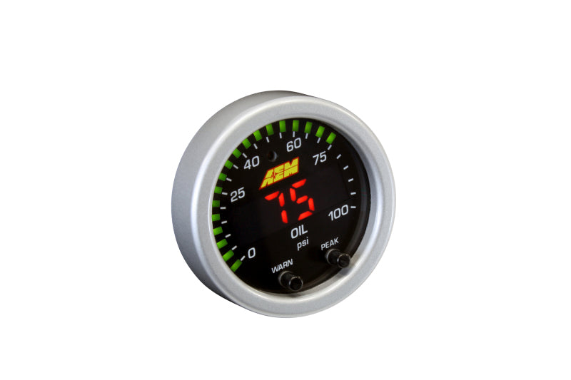 AEM X-Series Pressure 0-100psi Gauge Kit