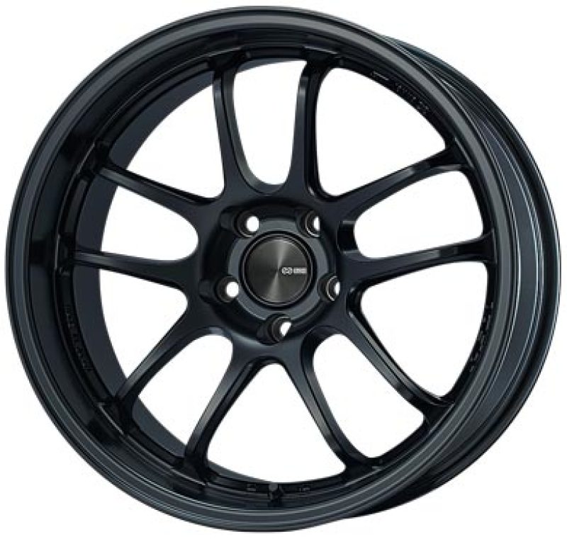 Enkei PF01EVO 18x10.5 15mm Offset 5x114.3 75mm Bore Matte Black Wheel