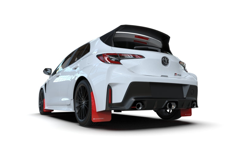 Rally Armor 2023 Toyota GR Corolla Red UR Mud Flap w/ Black Logo