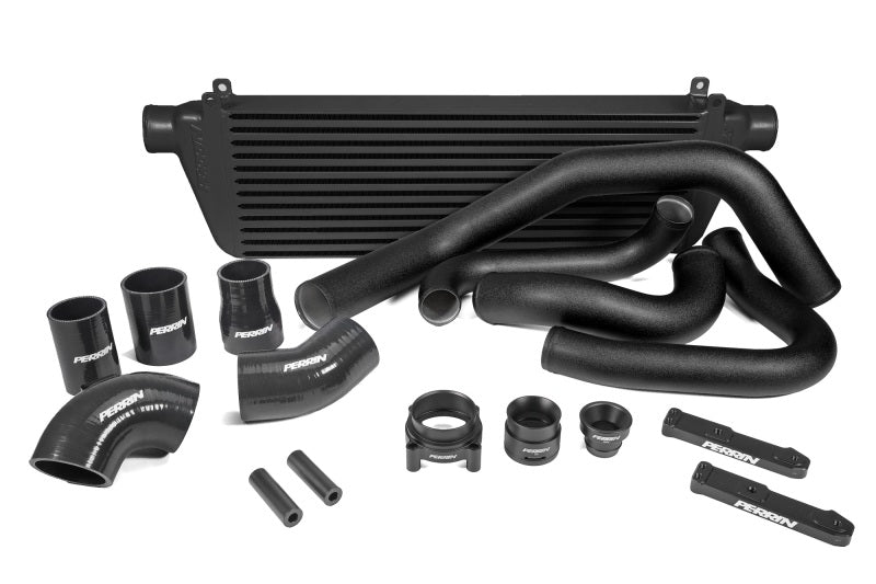 Perrin 2022+ Subaru WRX Front Mount Intercooler Kit (Black Tubes & Black Core)