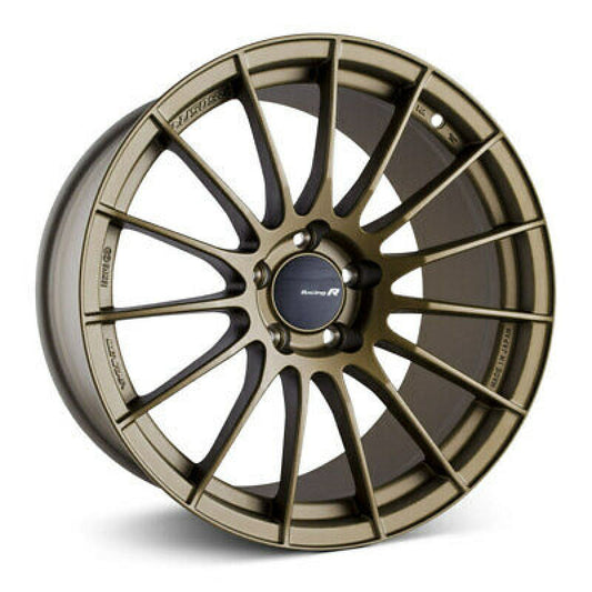 Enkei RS05RR 18x10 32mm ET 5x112 66.5 Bore Titanium Gold Wheel