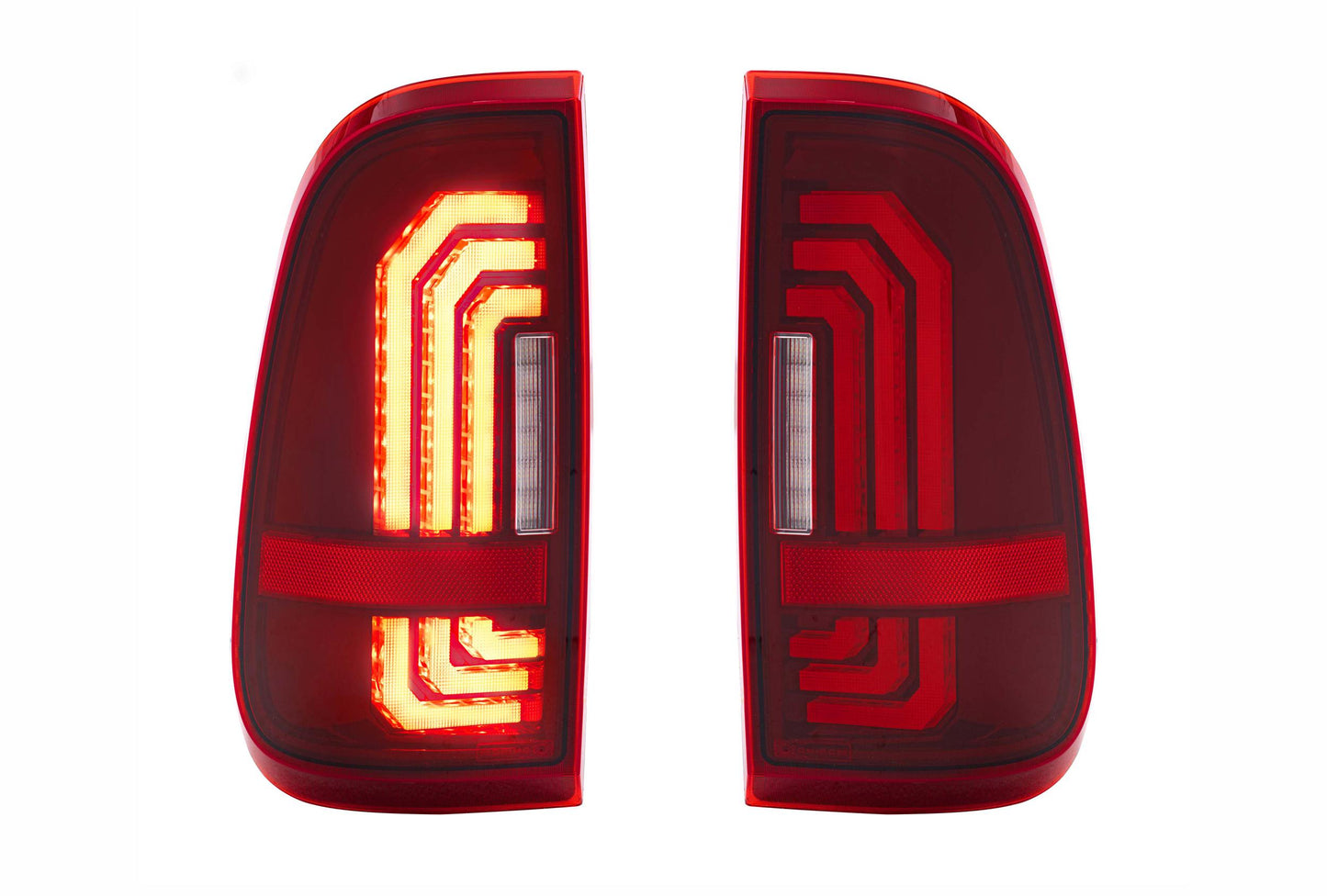 XB LED Tails: Ford Super Duty (99-16) (Pair / Red)