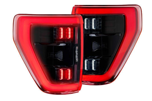 XB LED Tail Lights: Ford F150 (2021+) (Pair / BLIS / Red)