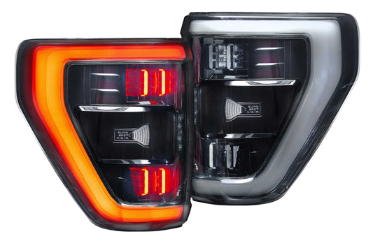 XB LED Tail Lights: Ford F150 (2021+) (Pair / BLIS / Smoked)