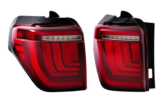 XB LED Tail Lights: Toyota 4Runner (10-24) (Pair / Red) (Gen 2)