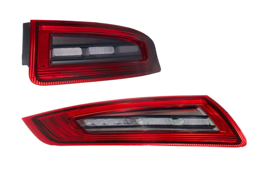 XB LED Tail Lights: Porsche 997.1 (05-08) (Red / Set)