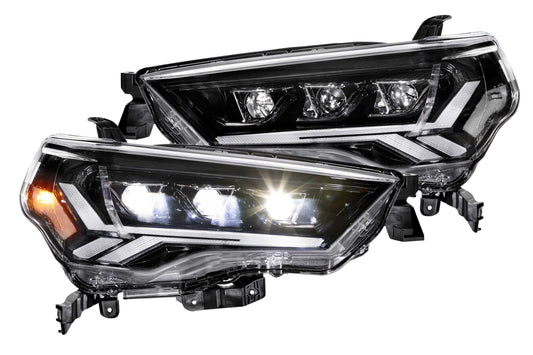 Carbide LED Headlights: Toyota 4Runner (14-23) (Pair / Amber Sidemarker)
