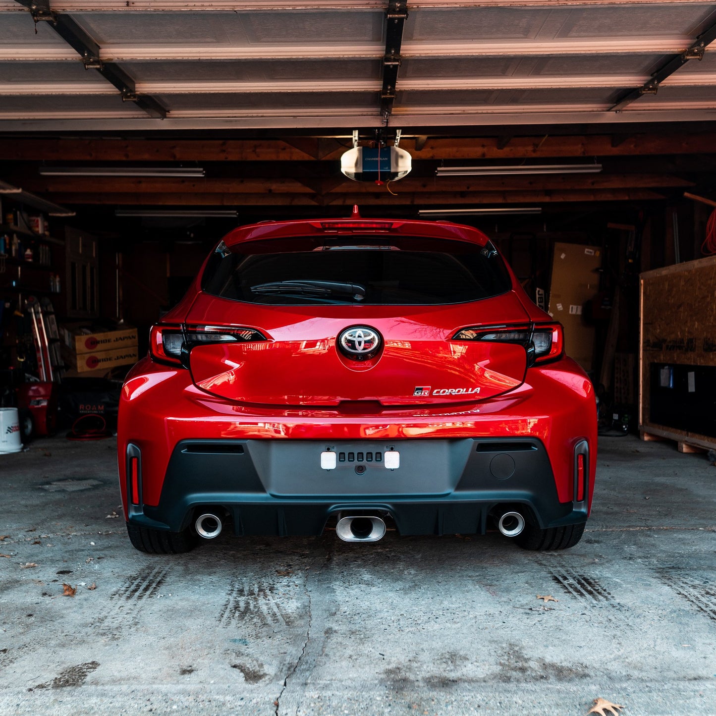 Driven.Media GR Corolla Rear Bumper Reflector Overlay