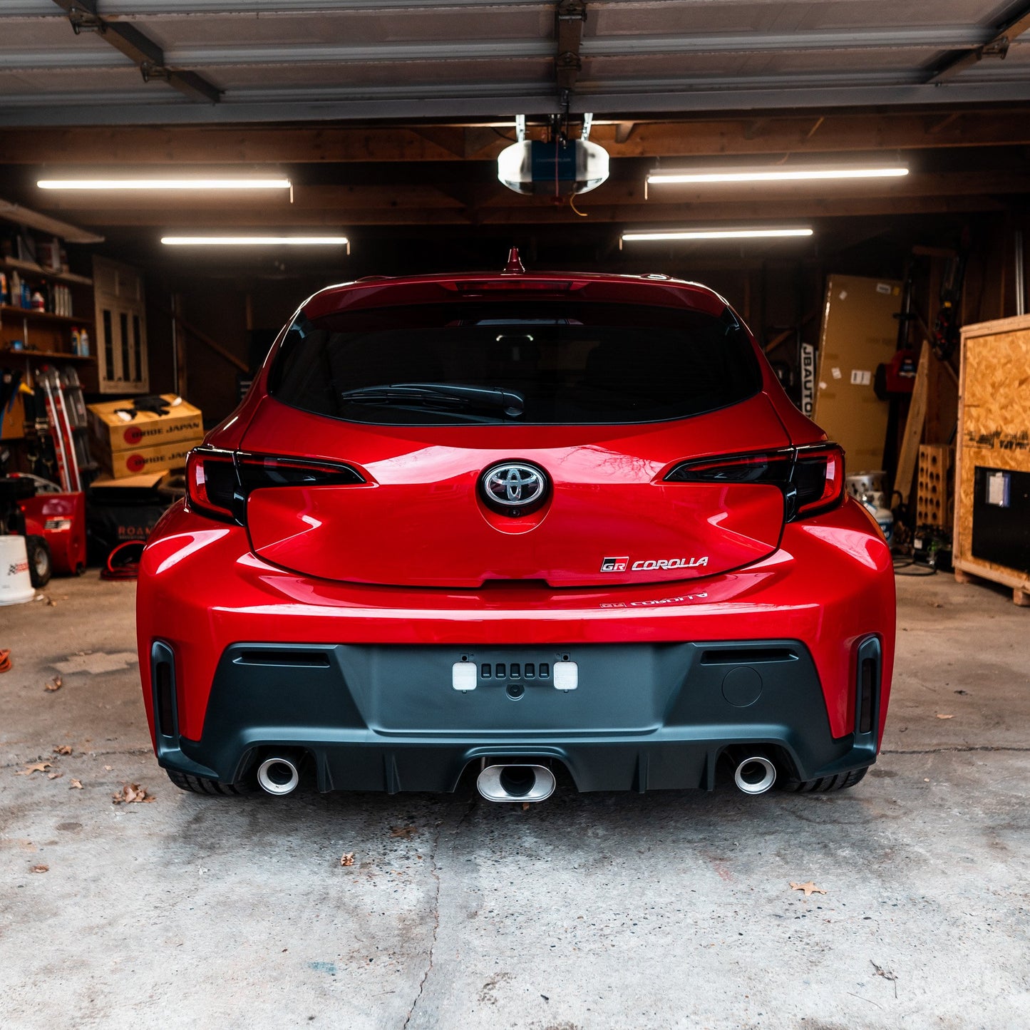 Driven.Media GR Corolla Rear Bumper Reflector Overlay