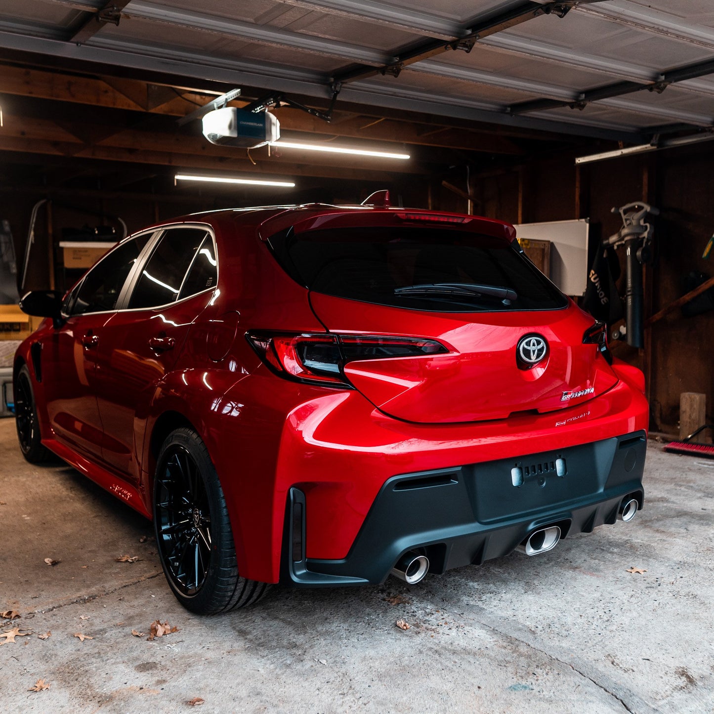 Driven.Media GR Corolla Rear Bumper Reflector Overlay