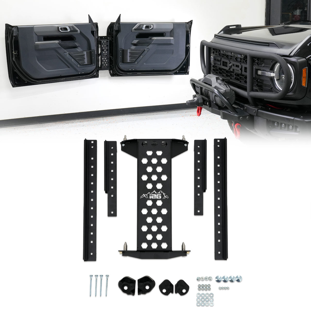 IAG EZ-Guide Door Storage System 2021+ Ford Bronco 2/4DR - Front Doors Only