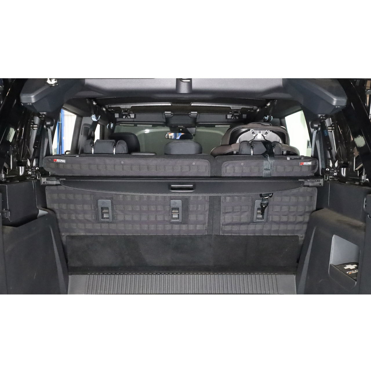 IAG I-Line Retractable Rear Cargo Cover For 2021+ Ford Bronco Four Door Soft Top