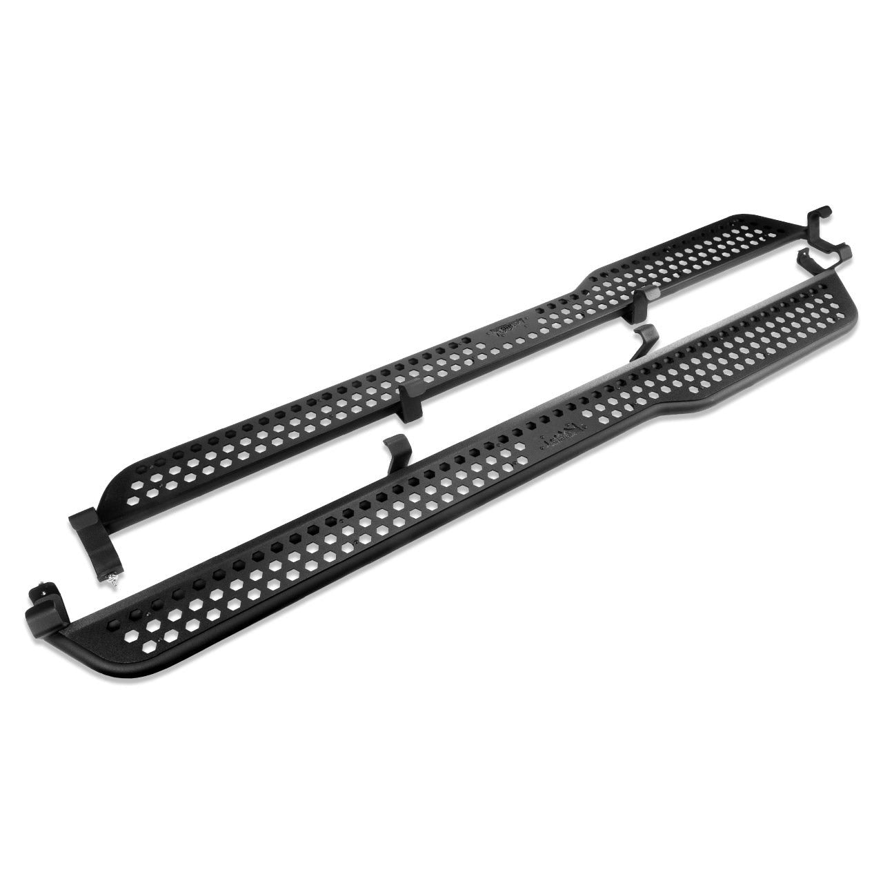 IAG Full Length EZ-Step Add-on For 2021+ Ford Bronco 4 Door - Black Logo (Pair)