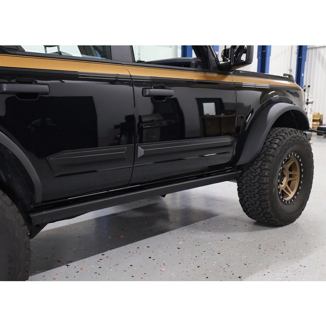 IAG I-Line Exterior Door Ding Protector Anti-Scratch - Matte Black For 2021+ Ford Bronco Four Door