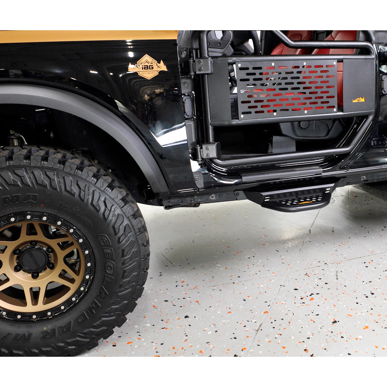 IAG I-Line Small Side Steps 2 Pcs For Use Without Factory Rock Rails 2021+ Ford Bronco