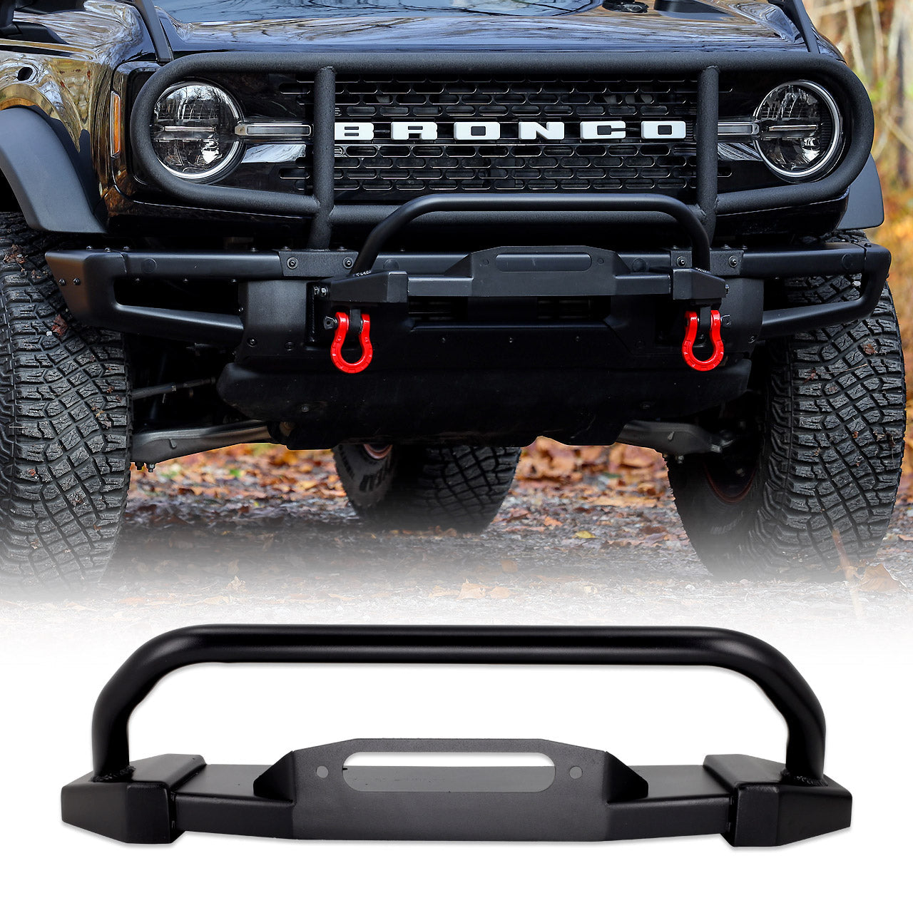 IAG I-Line Modular Front Bumper Winch Mount For 2021+ Ford Bronco