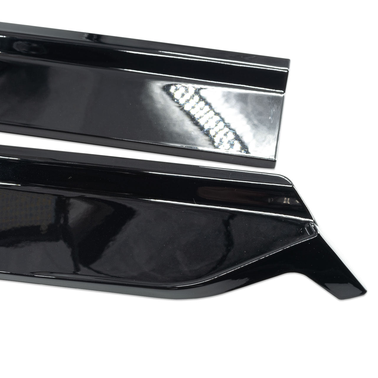 IAG I-Line 4pc Rain Deflector Visor System 2021+ Ford Bronco Four Door-Bright Black