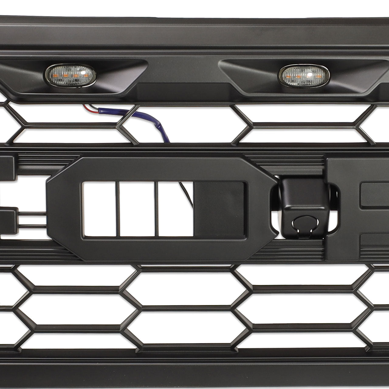 IAG I-Line Front Grille Matte Black Raptor Style For 2021+ Ford Bronco