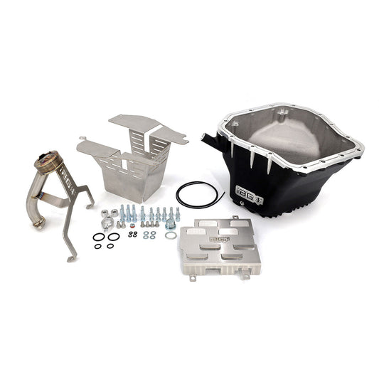 IAG EJ Street Series Oil Pan Package (Black Pan / Pickup / Street Baffle / Windage Tray) For WRX STI LGT FXT.