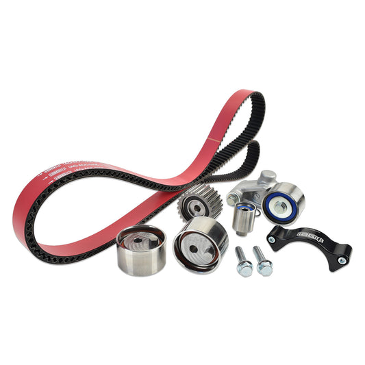 IAG Timing Belt Kit With IAG Red Racing Belt Timing Guide Adjustable Idlers & Tensioner For 02-14 WRX 04-21 STI