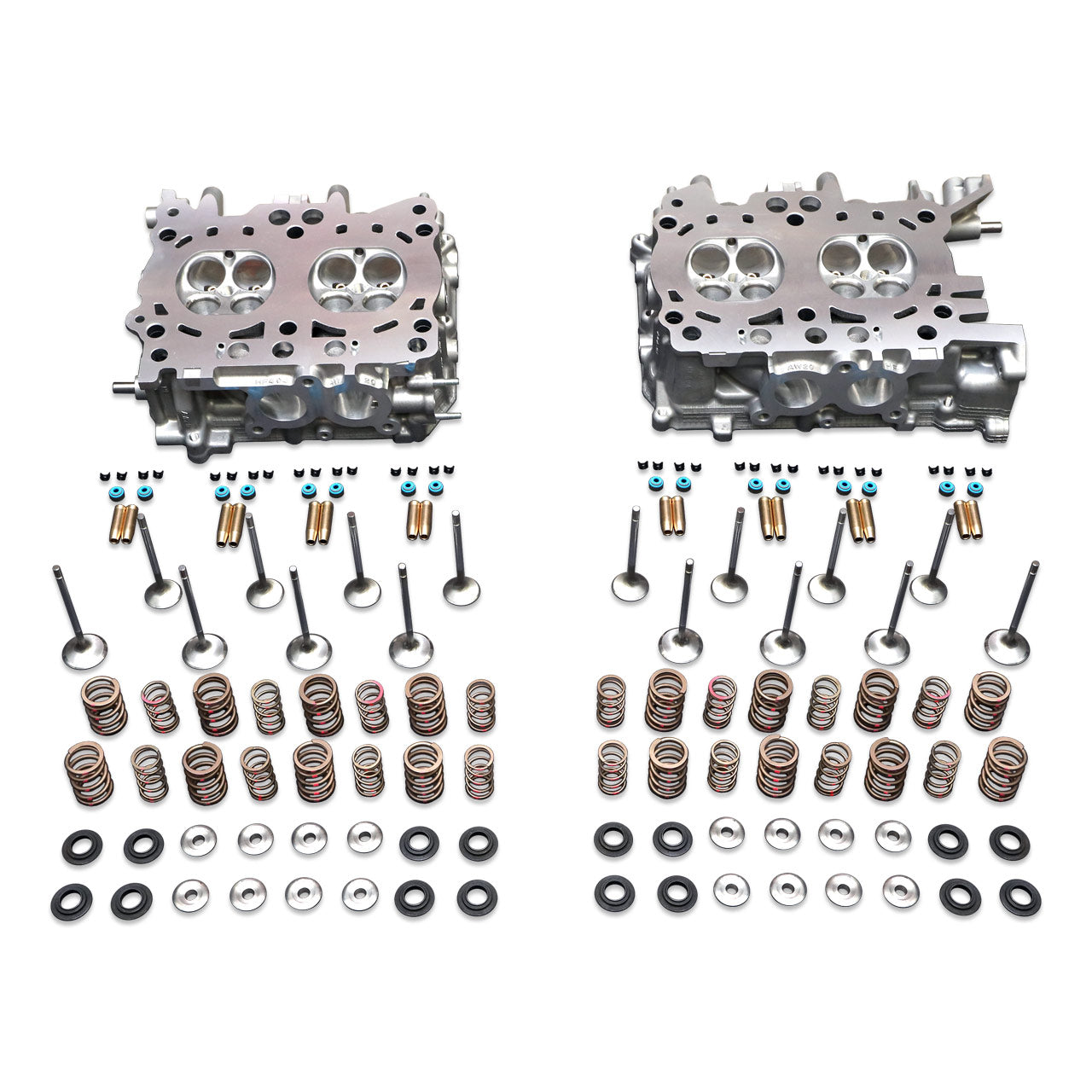 IAG 1000 CNC Ported Drag Aw20 Cylinder Head Package (No Cams Towers Lifters Or Rockers) For 2015-21 WRX