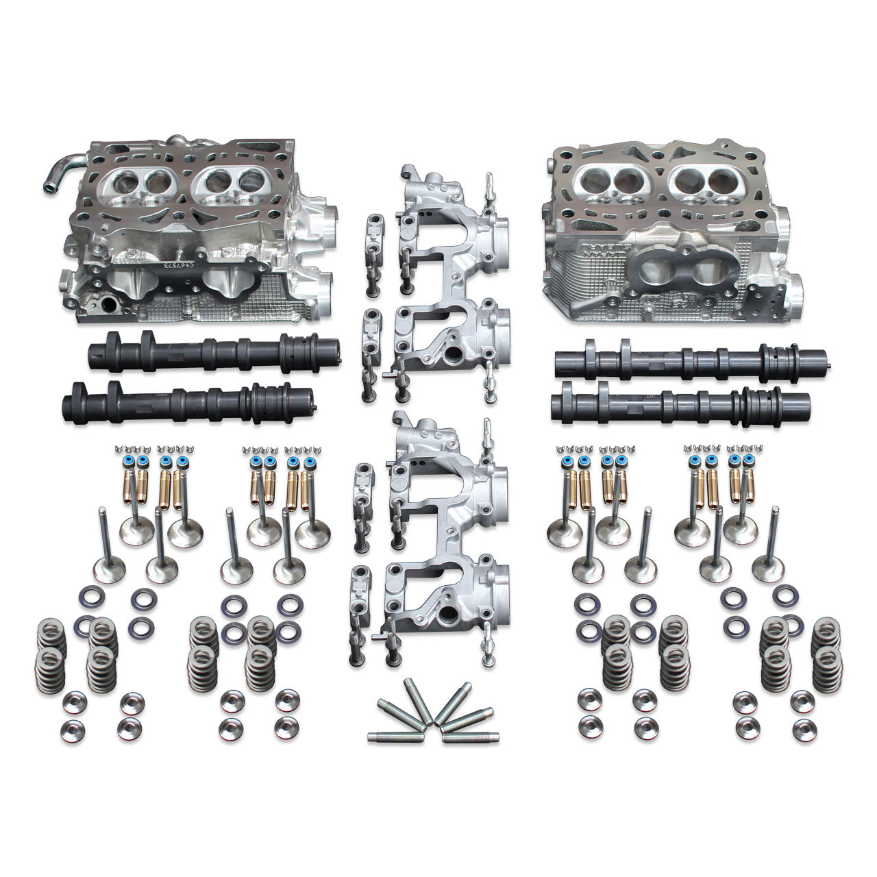 IAG 950 CNC Ported Race S20 Cylinder Heads Package W/ Combustion Mod & GSC S2 Cams & Lifters For 02-05 WRX