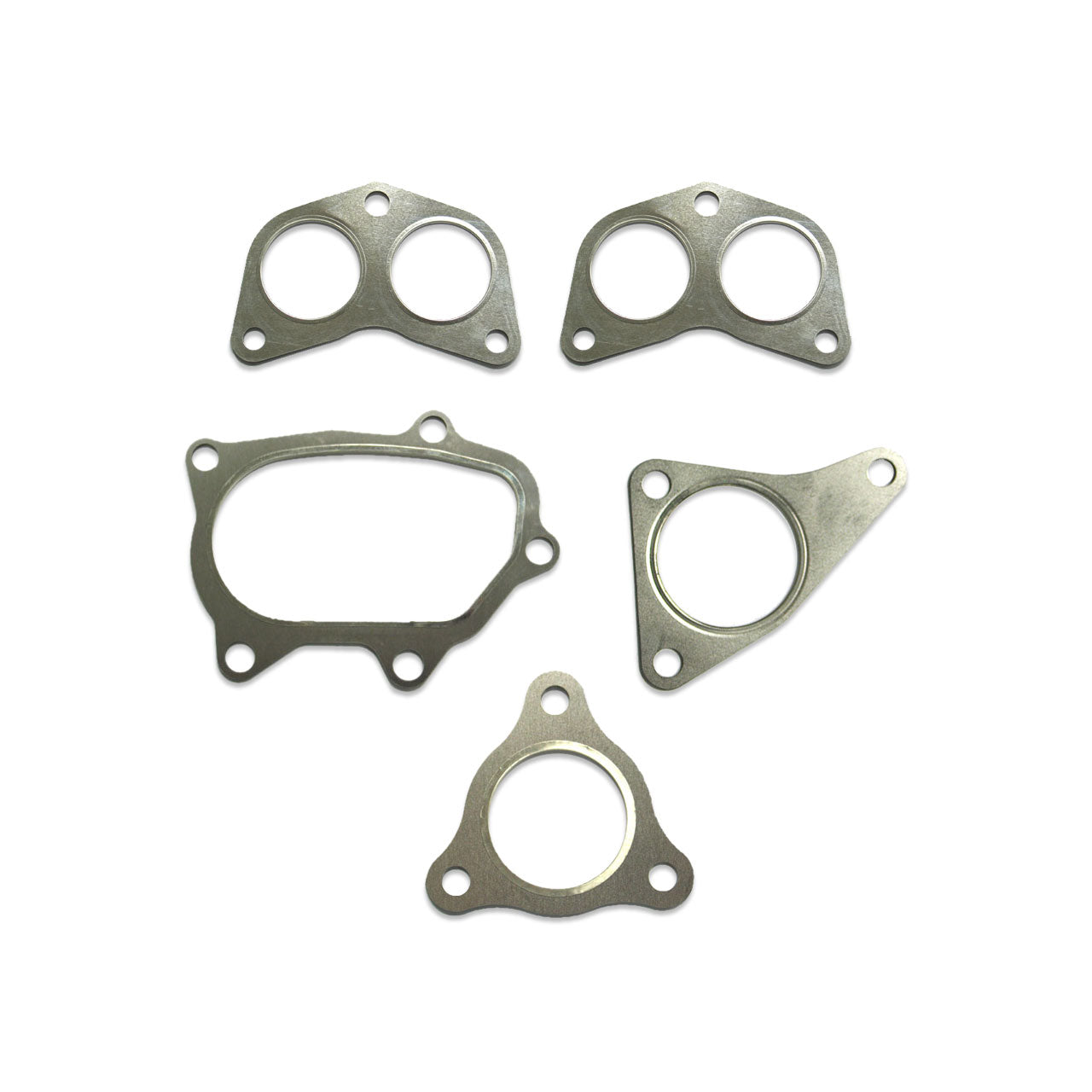 Subaru Stainless Steel Exhaust Gasket Set (5 Piece) For 3-Bolt Uppipe