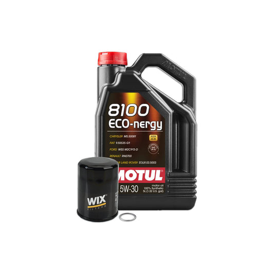 IAG MOTUL 5L 5W30 ECO-NERGY (OEM Engine) Oil Change Package Fits 02-14 WRX 04-21 STI 05-09 LGT 04-13 FXT