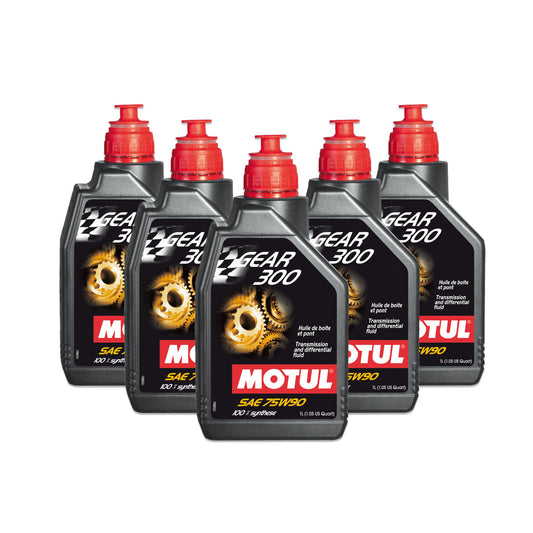 IAG Motul Gear 300 75w90 (5L) - Transmission Oil Change Package - For STI 6-SPD (Front Diff / Trans)