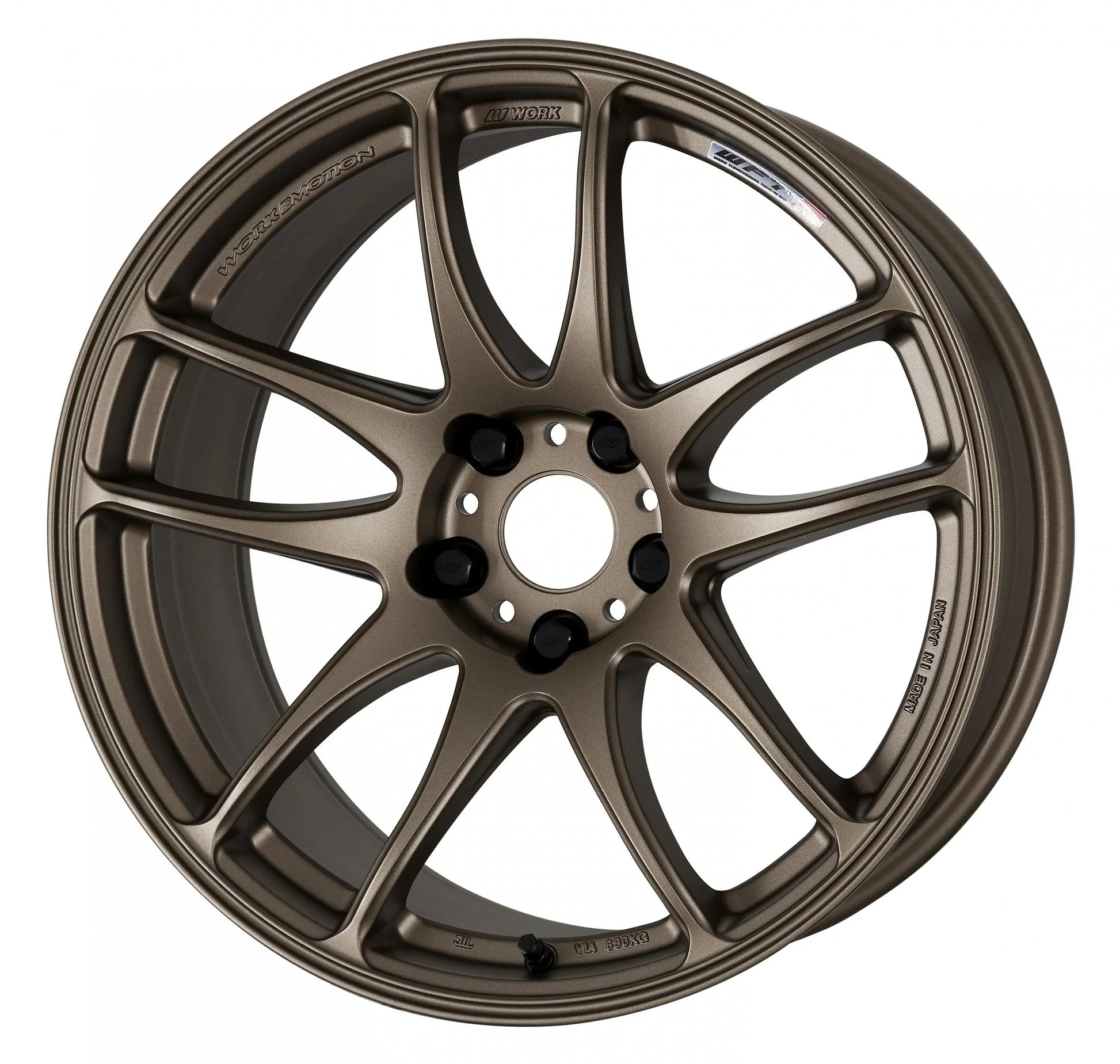 Work CR Kiwami 19x9.5 +38 Matte Bronze 5X114.3 – Circuit Demon Work CR Kiwami 19x9.5 +38 Matte Bronze 5X114.3 – Circuit Demon