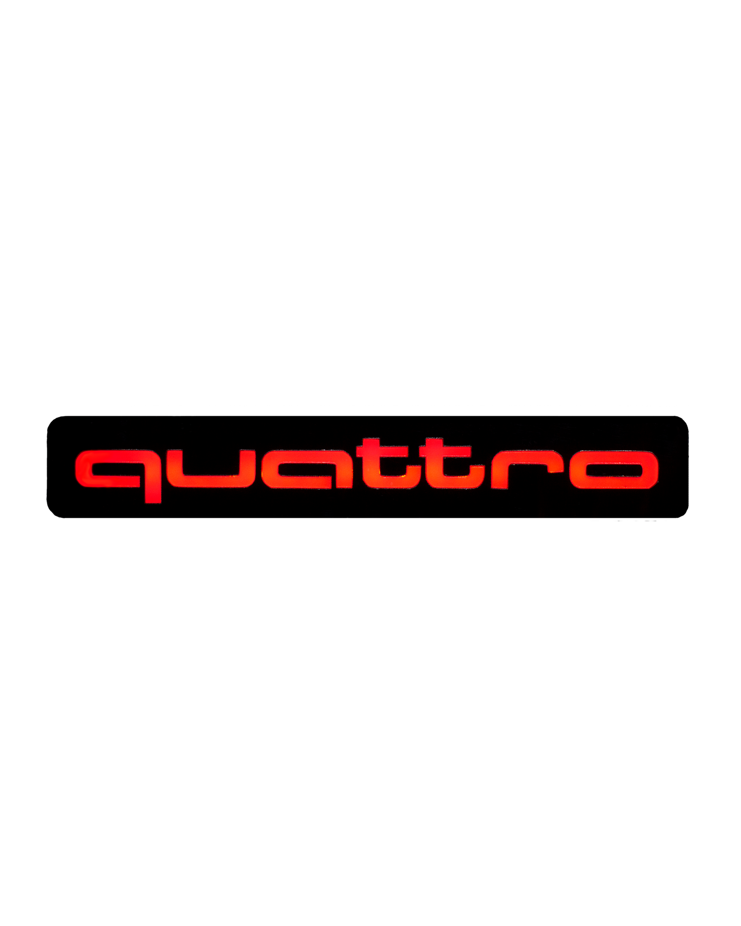 Lit Logos Quattro Badge