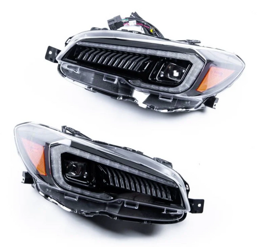 Molded Innovations Odyssey Series Sequential LED Headlights w/ Amber Reflector 2015-2017 WRX / 2015-2017 STI / 2018-2021 WRX Base & Premium