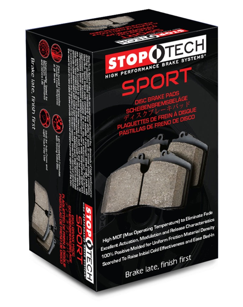 StopTech 03-06 Mitsubishi Lancer Sport Brake Pads w/Shims and Hardware - Rear