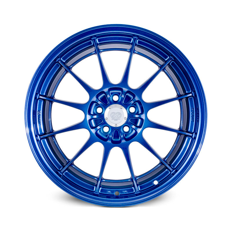 Enkei NT03+M 18x9.5 5x114.3 40mm Offset 72.6mm Bore Victory Blue Wheel G35/350z (MOQ 40)