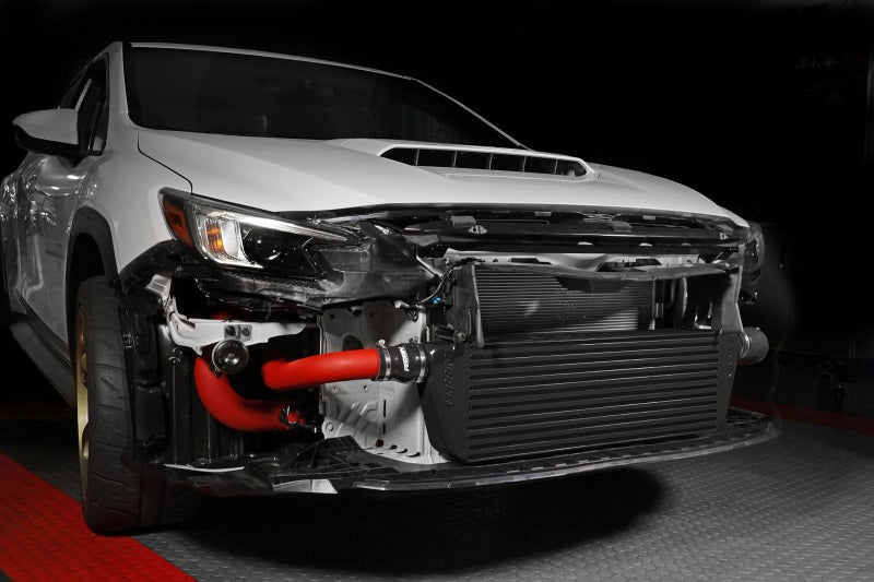 Perrin 2022+ Subaru WRX Front Mount Intercooler Kit (Red Tubes & Black Core)