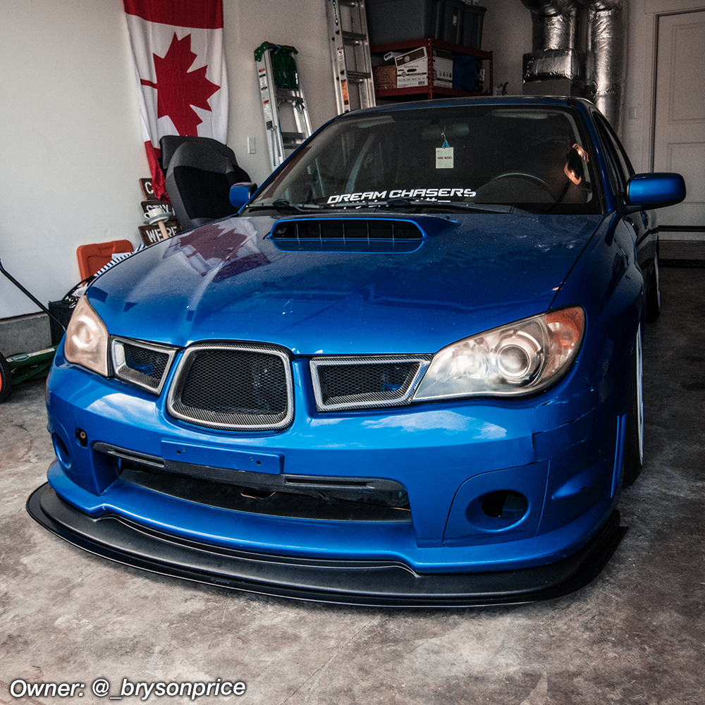 2007 wrx front splitter