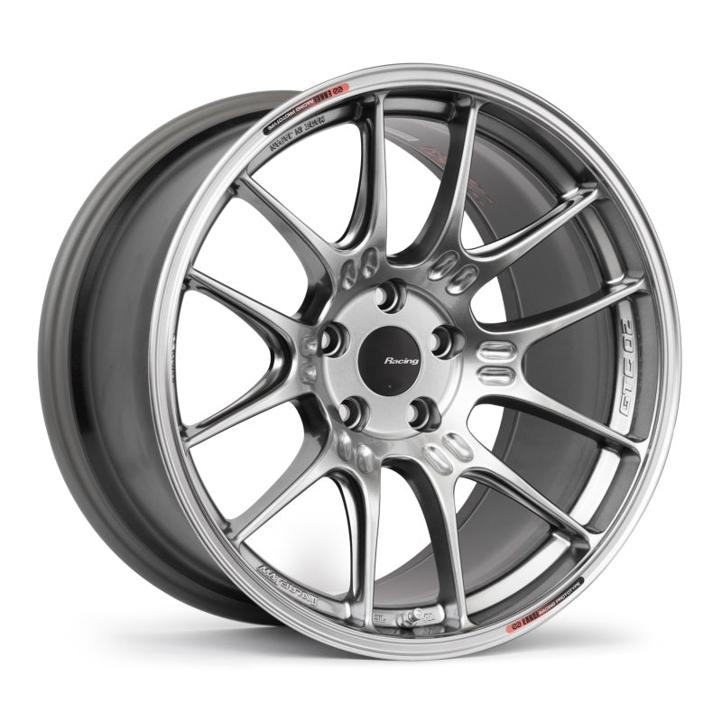 Enkei GTC02 19x8.5 5x112 27mm Offset 66.5mm Bore Hyper Silver Wheel