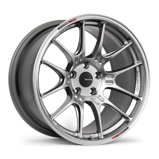 Enkei GTC02 19x10.5 5x112 34mm Offset 66.5mm Bore Hyper Silver Wheel