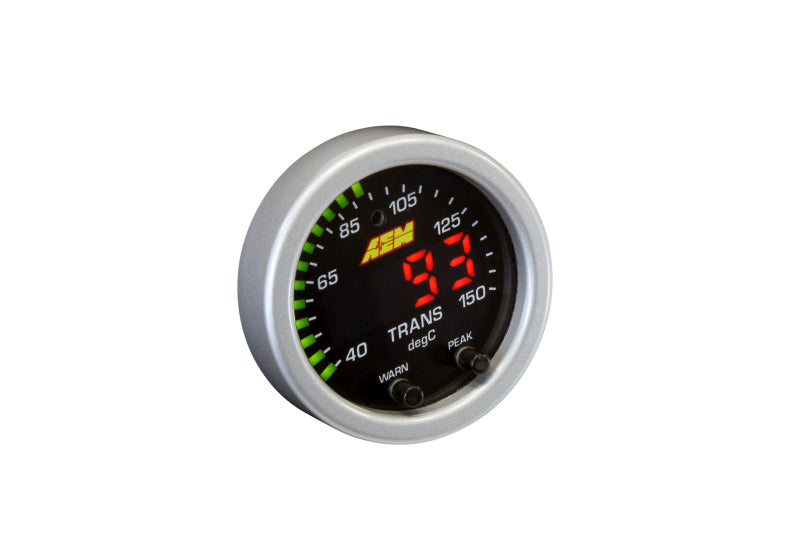 AEM X-Series Temperature 100-300F Gauge Kit (ONLY Black Bezel and Water Temp. Faceplate)