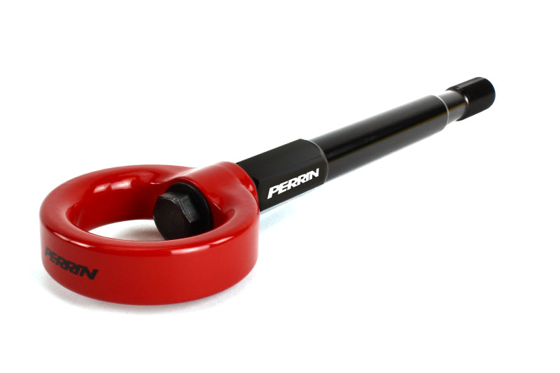 Perrin 2022+ Subaru WRX / 18-21 Crosstrek / 14-21 Forester Tow Hook Kit (Front) - Red