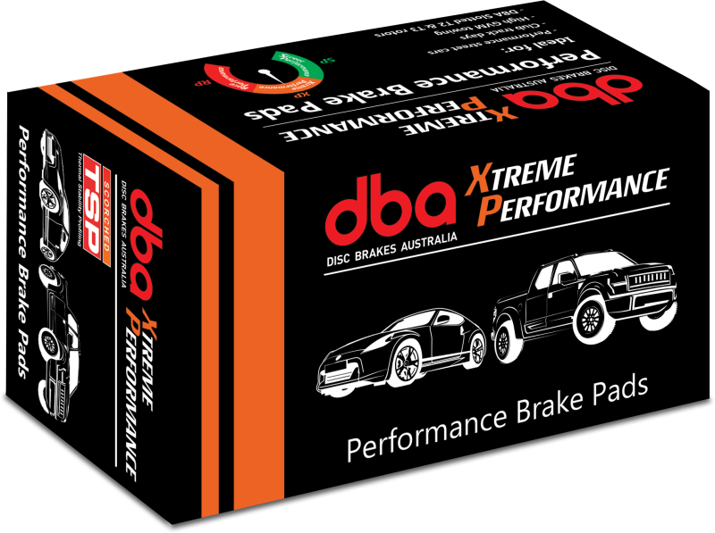 DBA 03-06 EVO / 04-17 STi / 03-07 350Z Track Edition/G35 w/ Brembo XP650 Rear Brake Pads