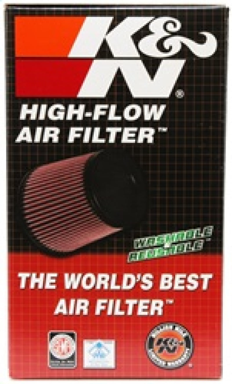 K&N Round Tapered Universal Air Filter 3 inch Flange 6 inch Base 5 inch Top 6 inch Height