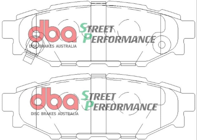 DBA 08-14 Subaru WRX SP500 Rear Brake Pads