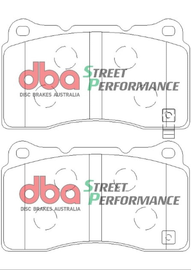 DBA 04-17 Subaru STI SP500 Front Brake Pads