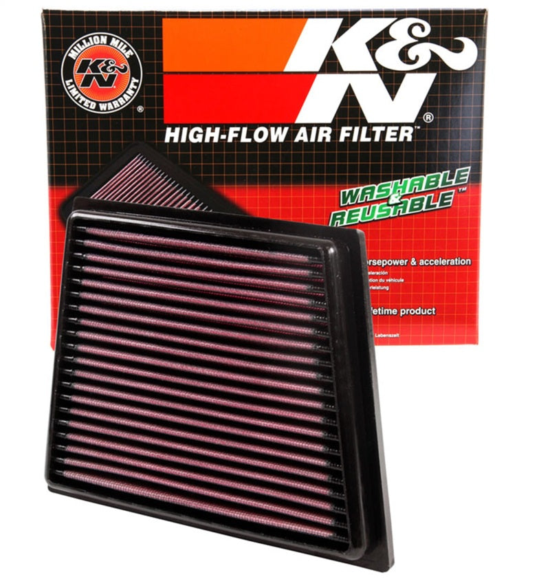 K&N 08 Ford Fiesta 1.25L-L4 Drop In Air Filter